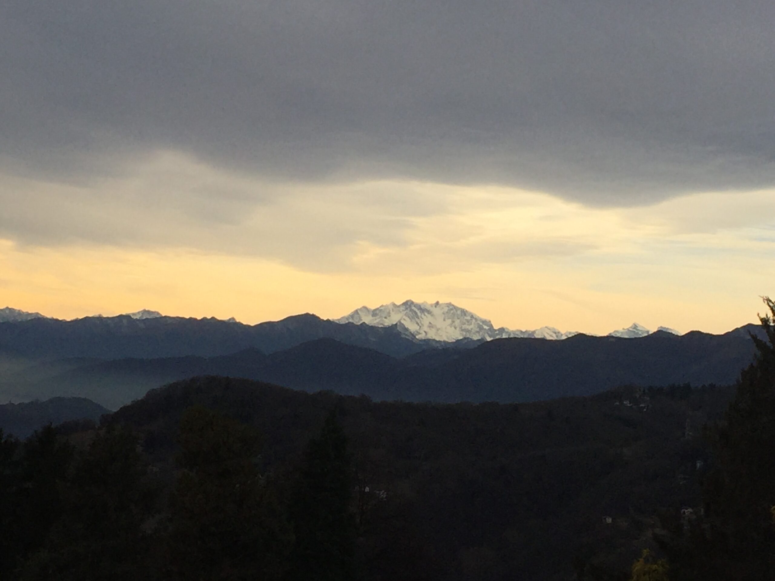 Tramonto sul Rosa